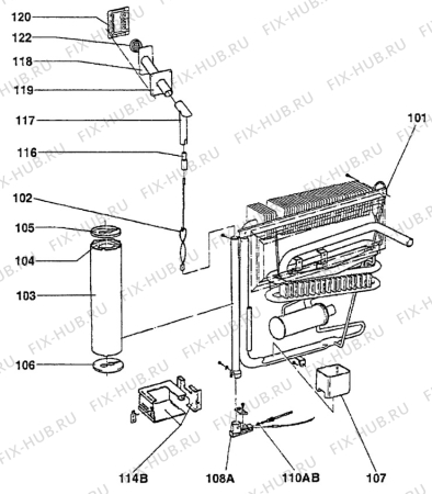 Взрыв-схема холодильника Unknown RM4231 - Схема узла C20 Cold, User manual E